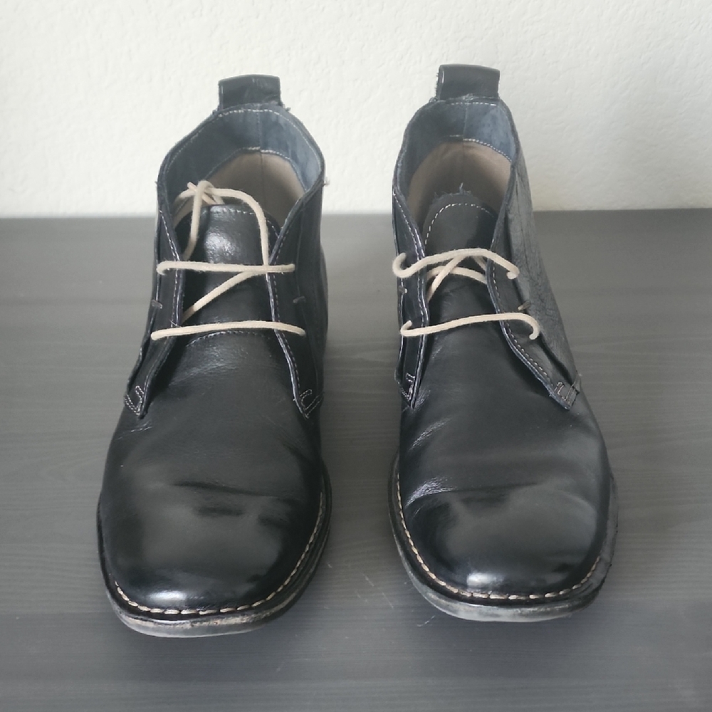 Men's Black Leather Shoes